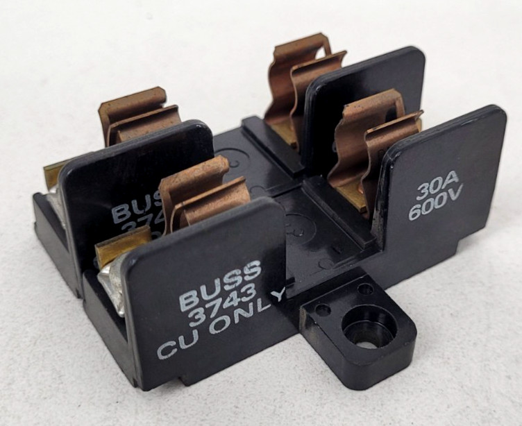 (Lot of 2) 3743 Buss Fuse Holder 30 Amp 600V – Next Day Option