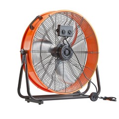 Drum Fan, 24 Inch High Velocity Industrial Shop Fan, Heavy Duty Commercial Use 3