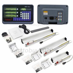 3pc Linear Scale 50-1000mm + DRO 3 Axis Digital Readout Display full Kit Milling
