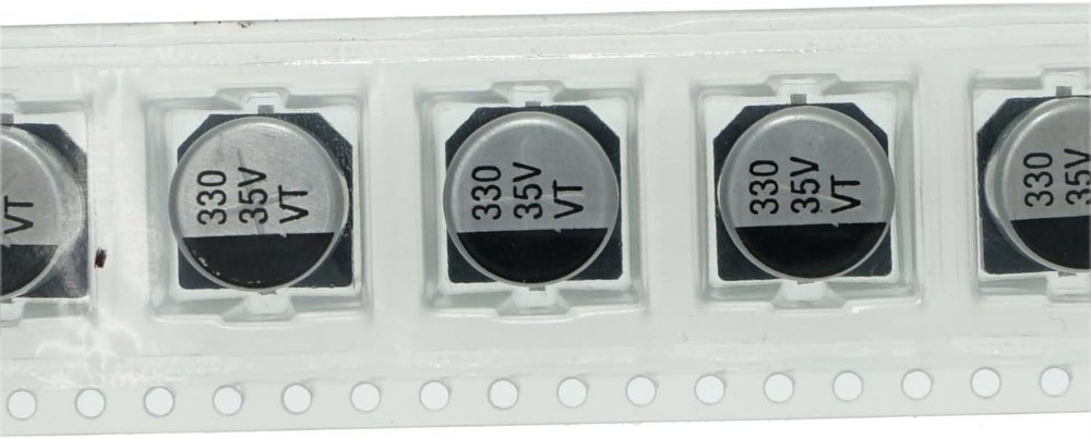 SMD Aluminum Electrolytic Capacitors 35V 330UF 10×10.5mm Capacitor 35 Volt 330