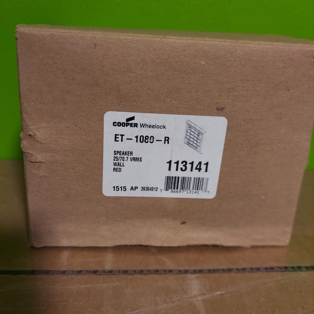 EATON WHEELOCK SPEAKER ET-1080-R Wall Mount Red
