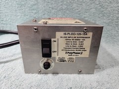 POLYPHASER IS-PLDO-120-15A IN-LINE IMPULSE SURGE SUPPRESSOR 15A @ 012 VOLTS AC
