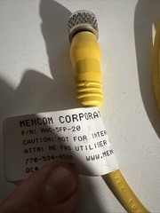 mencom mac-5fp-20 Cordset FeMale 5-pin Automation Connectivity Cable Wire