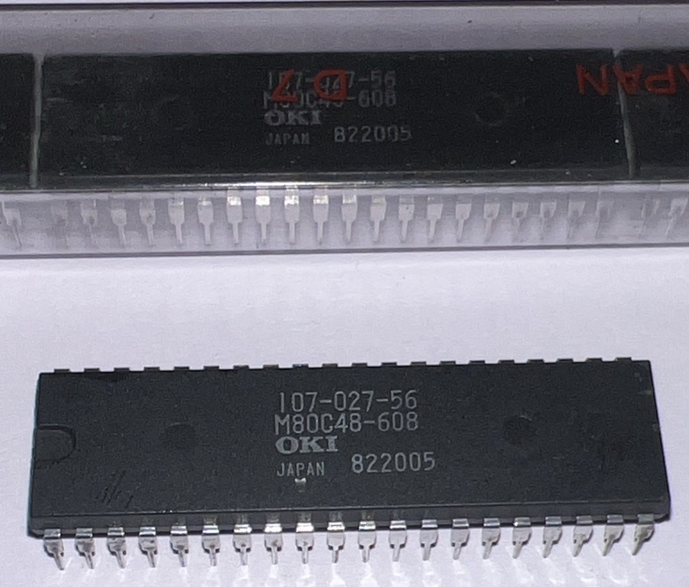 OKI M80C48-608, a micro-controller integrated circuit New Lot Of 1 From Static