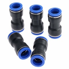 Pneumatic Straight Union Connector Push In Fitting For Air Water Tube 4-16mm
