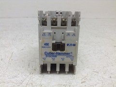 Cutler Hammer D15CR40 Relay 110/120 VAC Coil (OK)