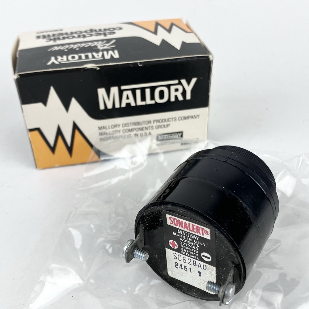 Mallory Sonalert SC628AD Electronic Signal 6-28 VDC VAC 1900Hz USA NOS Part