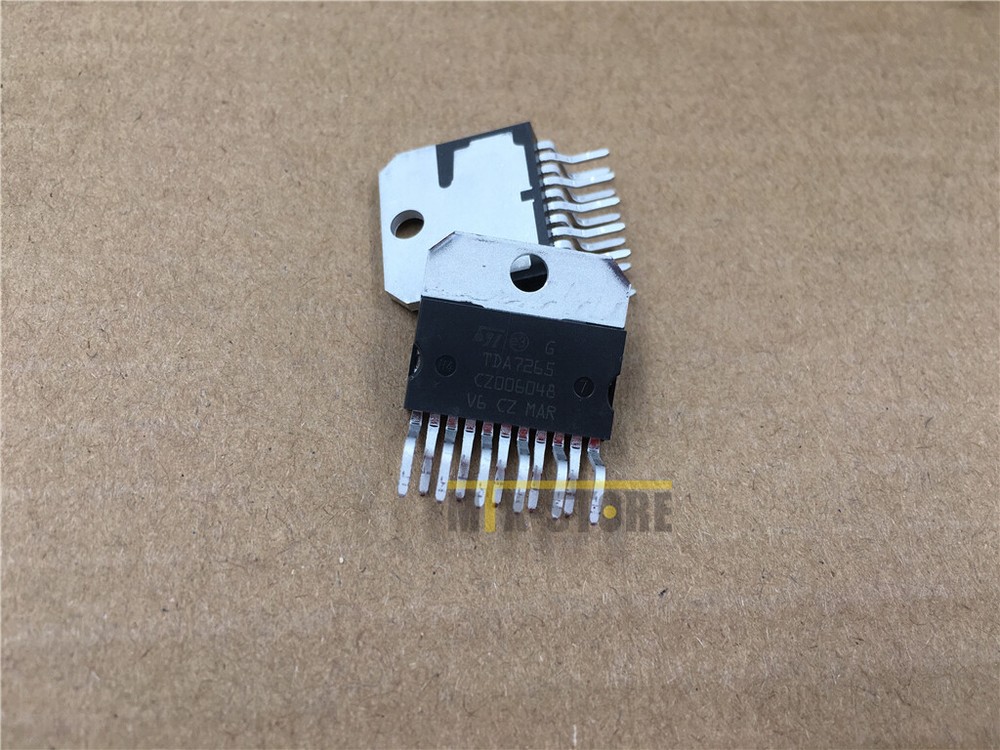 5PCS TDA7265 STEREO AMPLIFIER WITH MUTE & STAND-BY ZIP
