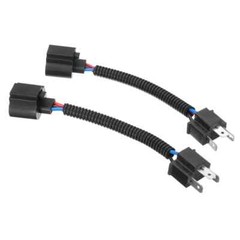 Universal Headlight H4 9003 to H13 9008 Socket Plug Connector Wire Harness