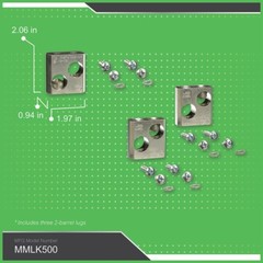 Square D MMLK500 MP Meter-Pak Lug Kit, 3/0AWG – 500KCMIL