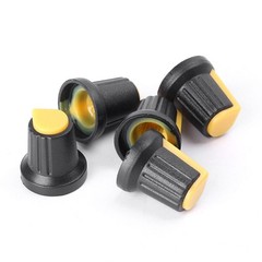 Potentiometer Switch Knob Cap Hole Dia 6mm Volume Control Rotary Knob Cap Cover