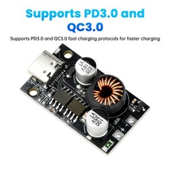 5/10pcs DC10-30V 30W Power Fast Charging Module Car Charger Type-C PD 3.0 QC 3.0