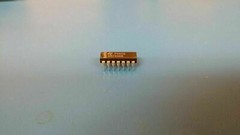 (5 PCS) DM7406N, 7406N, IC INVERTER HEX 1INPUT 14DIP