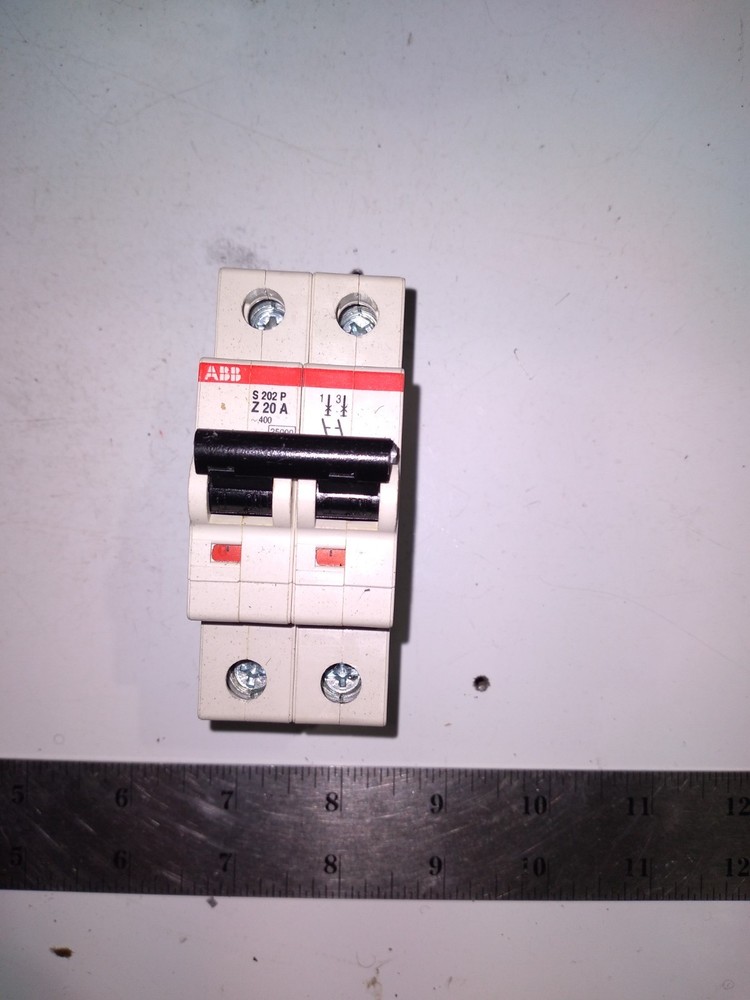 ABB S202P-Z20A CIRCUIT BREAKER 2 POLE MCB 2P Z 20A 480Y/277