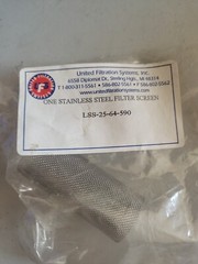 United Filtration Systems LSS-25-64-590 Stainless Steel filter screen box of 12