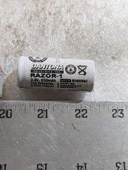 DANTONA RAZOR-1 2.4V, 650mAh RECHARGEABLE BATTERY