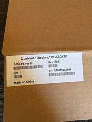 VERIFONE TOPAZ 2X20 CUSTOMER DISPLAY P050-01-101-R