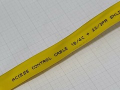 Southwire/Tappan 18/4C+22/3P+22/4C+22/2C Plenum Access Control Cable Yellow/50ft