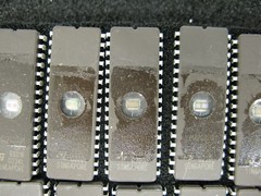 (Lot of 10) ST M27C2001-15F1 2 Mbit (256Kb x 8) UV EPROM