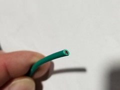 Anixter #14awg GXL SAE J1128 XLPE Automotive “RIGHT TURN” Lead Wire Green /100ft