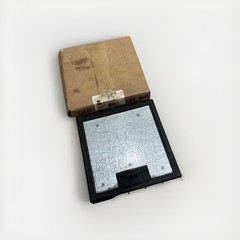 🔴Steel City 665-CST-BLK, Black, Steel Plate, Non-Metallic Floor Box Cover‼️