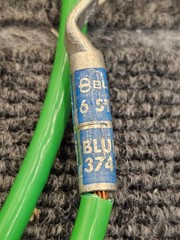 HUBBELL HGRKTD45DFXX: 45″ GROUND WIRE – DOUBLE 45 LUG 6-AWG GROUND WIRE