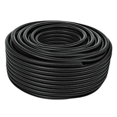 Black & Color Poly Vinyl Split Wire Loom Tubing Cable Conduit Polyethylene Lot