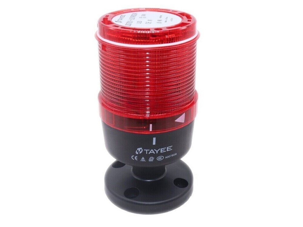 1PCS NEW TAYEE Monochrome warning light JD701-L01R024 24V+ A007908 Wire base