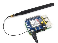 Waveshare 4G/3G/2G/GSM/GPRS/GNSS HAT for Raspberry Pi LTE CAT4 Based SIM7600CE-T