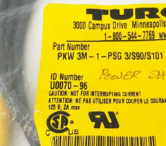 New Turck PKW 3M-1-PSG 3/S90/S101 Cordset 125V 2 A U0070-96