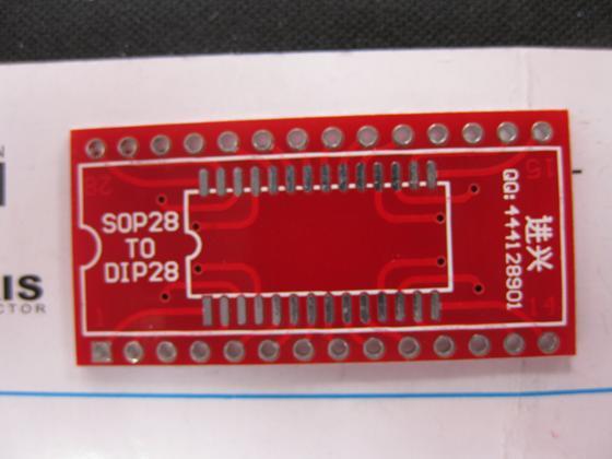 1 pieces SOP28 TO DIP28 Adapter Board FIT FOR CS8412 CS8414 SMD28