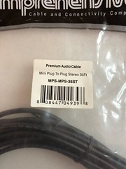 Comprehensive XLR Plug to Stereo Mini Plug 35 Foot Audio Cable MPS-MPS-35ST