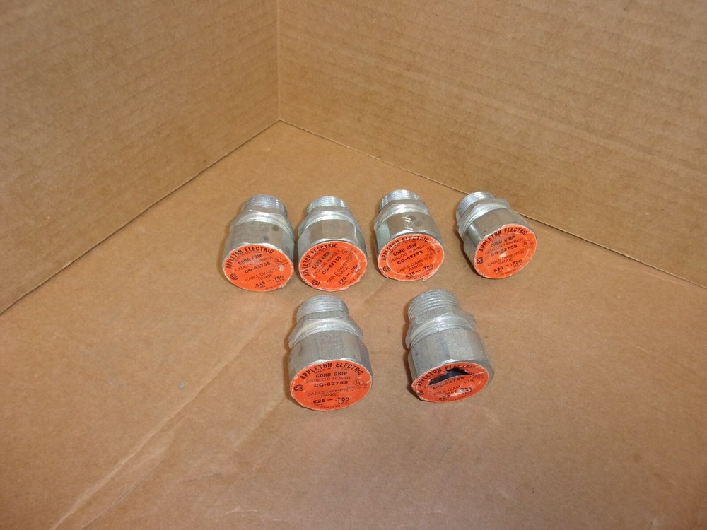 Appleton Electric Cord Grip CG-62753 , lot of 6