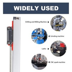 YH800-2P Metal LCD 7inch Digital Readout Linear Glass Scales Encoder 15 language
