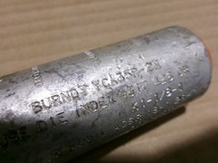 Burndy YCA35R-2N 2 Hole Compression Lug 500KCMIL AK