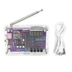 DIY FM Radio Kit Set Electronic RDA5807S Power Amplifier 87-108MHz With Shell