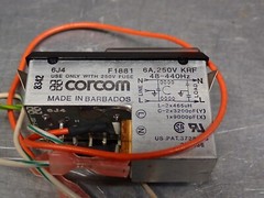 Corcom 6J4 6A 250V 48-440Hz Power Entry Modules New Old Stock (Lot of 2)
