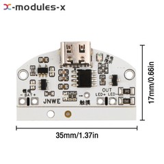 Type-C Table Lamp Circuit Board USB Charging Three Gear Stepless Control Module
