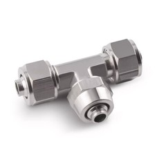 4/6/8/10/12/14/16mm Tube Tee Pneumatic Air Hose Coupler Fitting Quick Connectors