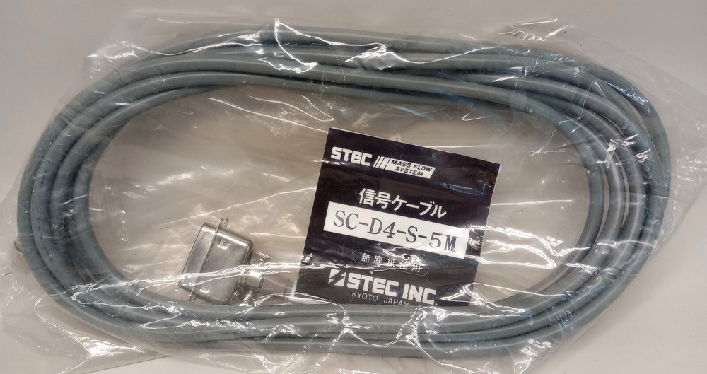 STEC SC-D4-S-5M Mass Flow System Cable 10 Pin Female Connector Denso ECB02975