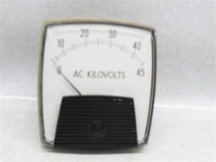 Yew Shenandoah 0-45 AC Kilovolts Panel Meter 30 Days Warranty Fast Shipping