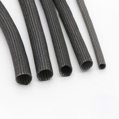 Black Heat Resistant Sleeving Cable Wire High Temperature Component Lead Heat