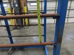 Industrial Custom Wire Spool Organizer Rack Cable Management 36 Rod 113x32x90″