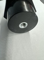 Black 3″ 3/8″ X 16 Threaded Insulator Stand Off Electrical Bus Insulated Holder
