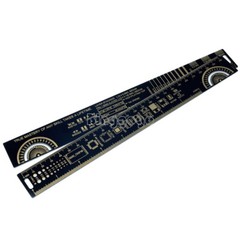 25cm Multifunctional PCB Ruler Measuring Tool Resistor Capacitor Chip IC