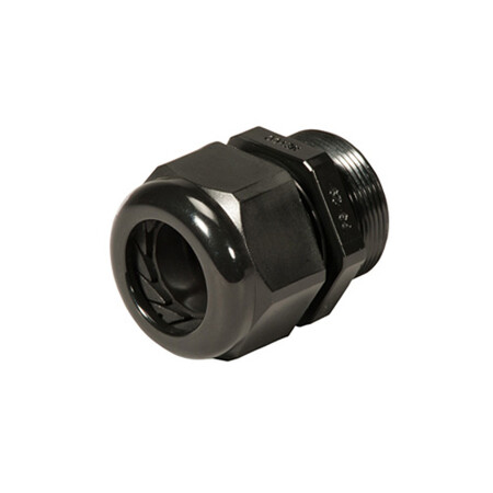 Heyco 3216 Lot of 72, Cable Gland Polyamide (PA66), Nylon 6/6 Black, Water Tight