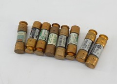*Lot of 8* Cooper Bussmann FRN-R-30 Fusetron Class RK5 Dual Element Time Dela…