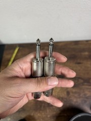 LOT 2 RadioShack 274-016C XLR Female to 1/4″ Plug Lo-Z to Hi-Z Balanced Adapter