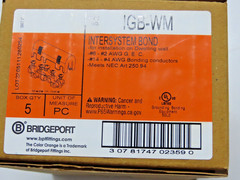 BRIDGEPORT IGB-WM INTERSYSTEM BONDING TERMINATION (Pack of 5)