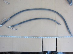 9″ 10″ 23″ 41″ AWG #1 Copper Wire w Lug, Used